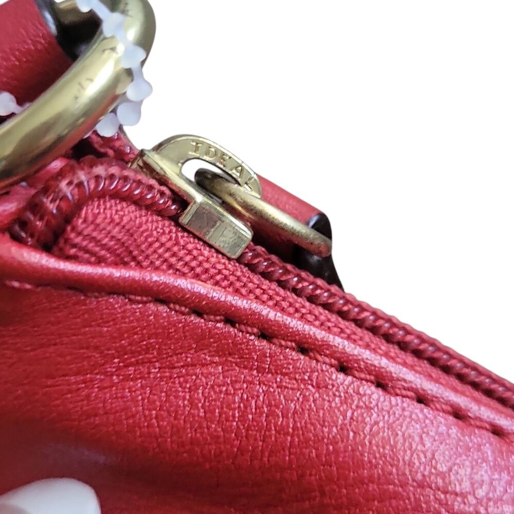 COACH Ashley Swimgback Red/Strawberry Leather Vintage Crossbody bag - Picture 7 of 11